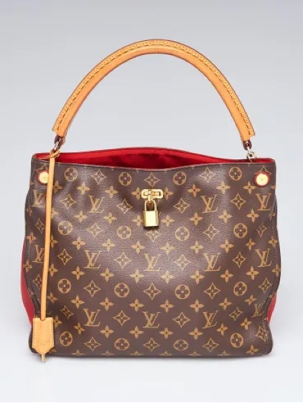 LOUIS VUITTON Monogram Canvas Cerise Gaia Bag MM